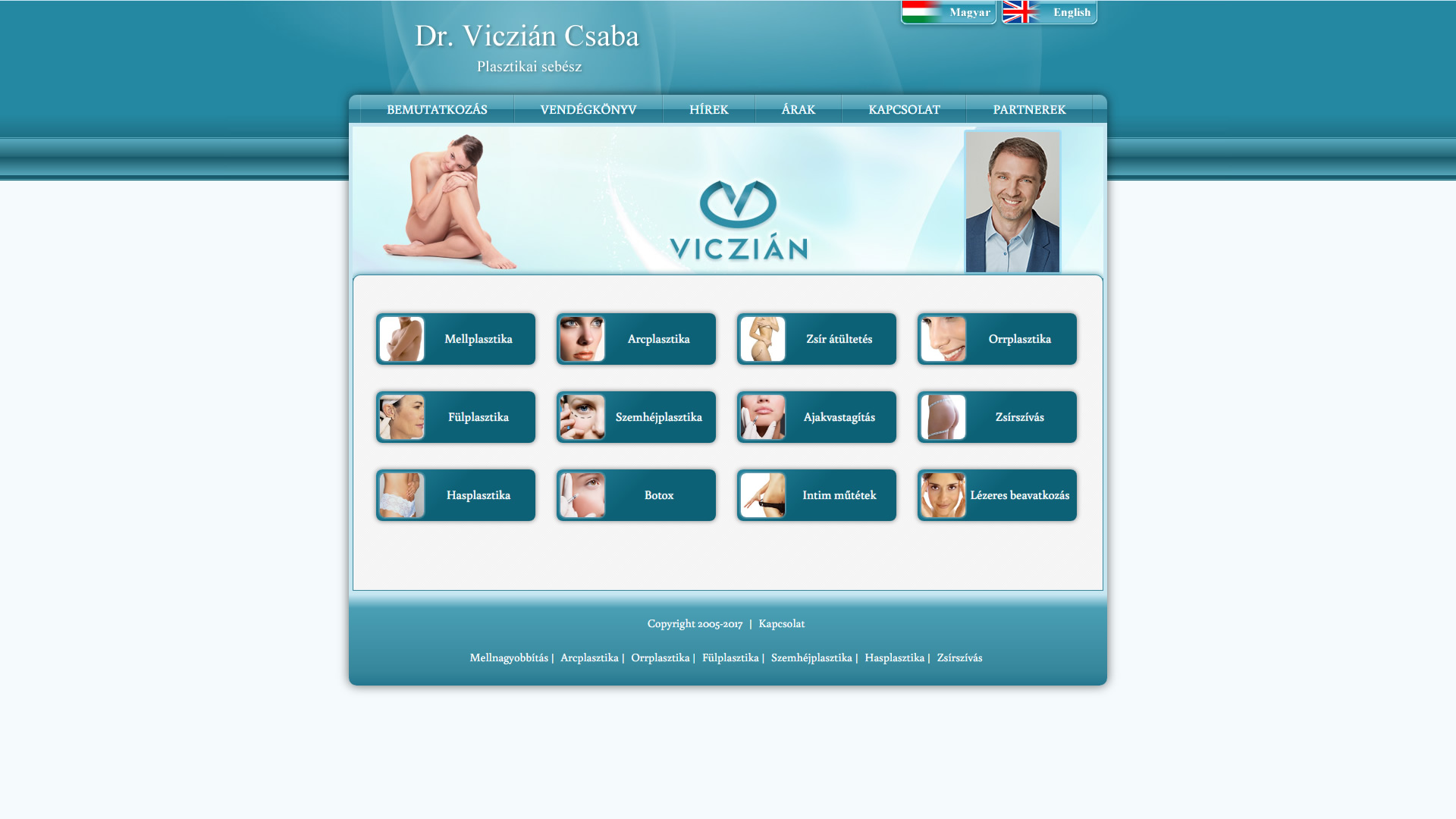 Weblap készítés és keresőoptimalizálás Dr. Viczián Csaba részére