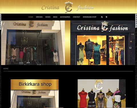 Máltai Cristina Fashion weboldal készítés