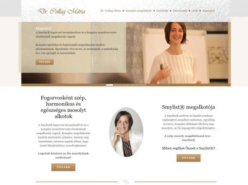 Dr. Csillag Mária weboldalak