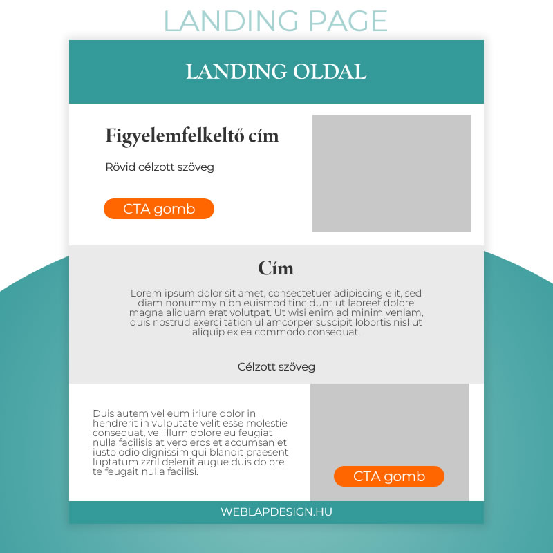 landing oldal design, WeblapDesign