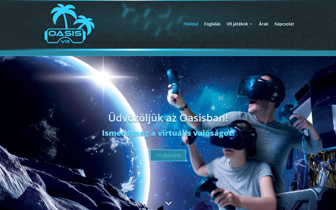 Oasis VR WordPress Weboldal Készítés