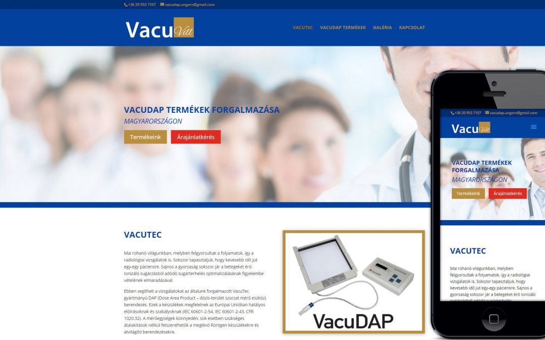 Vacuvill weboldal