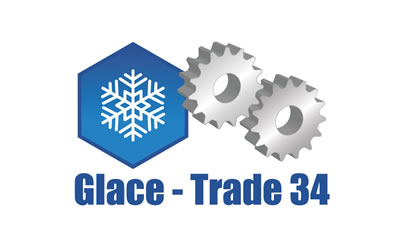 Szerviz szolgáltatást bemutató logótervezés glace trade 34 részére