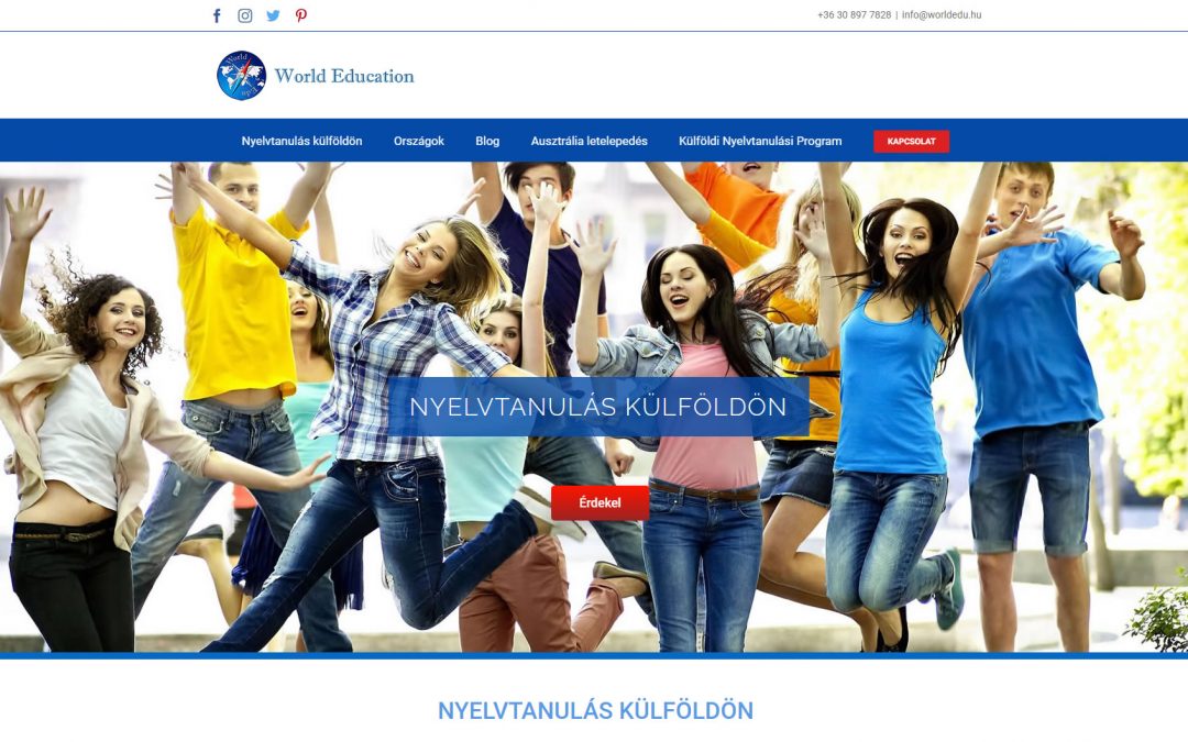 WordPress Weboldal Újratervezés